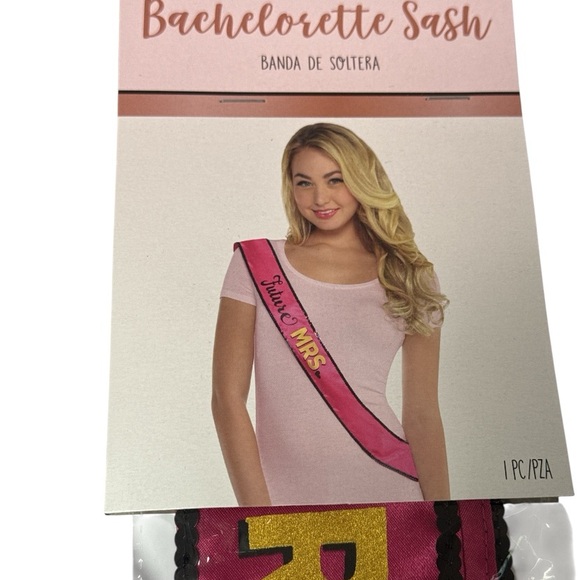 #332 BRIDE TRIBE BUNDLE Party Supplies Set - Pink and Black - Picture 6 of 6